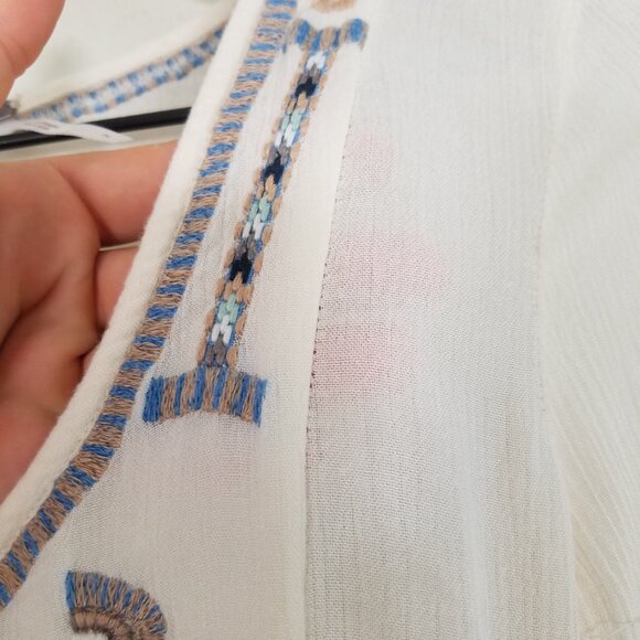 Free People Long Sleeve Maxi Dress Boho Size 2 - Picture 3 of 9